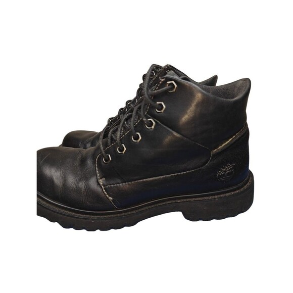 👢 Timberland Women’s Leather Lace-Up Ankle Boots Black Size 5.5 👢 - Picture 7 of 8